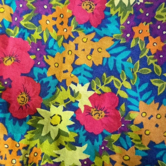 Liz Claiborne Floral A-Line Skirt with Red Belt - Picture 9 of 11